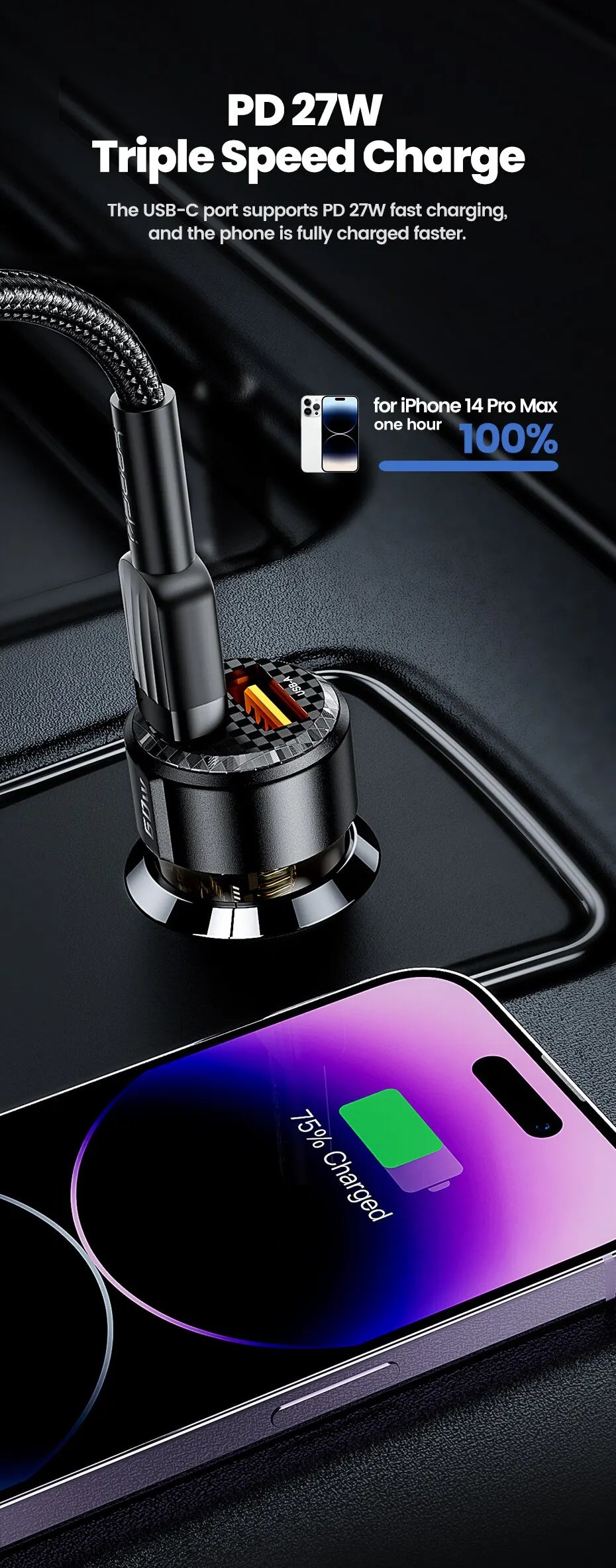 Toocki 60W Car Charger