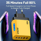 240W 5-Port USB PD Charger