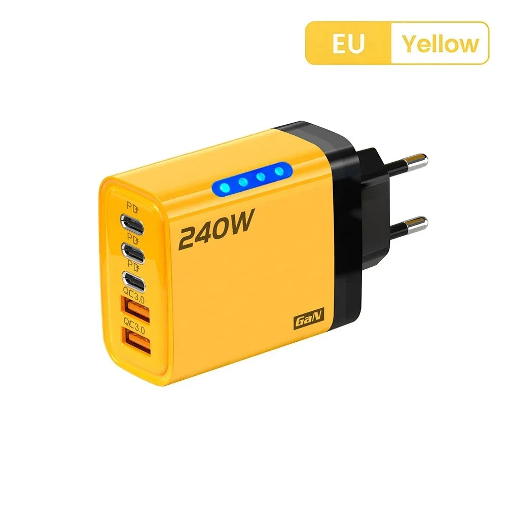 240W 5-Port USB PD Charger