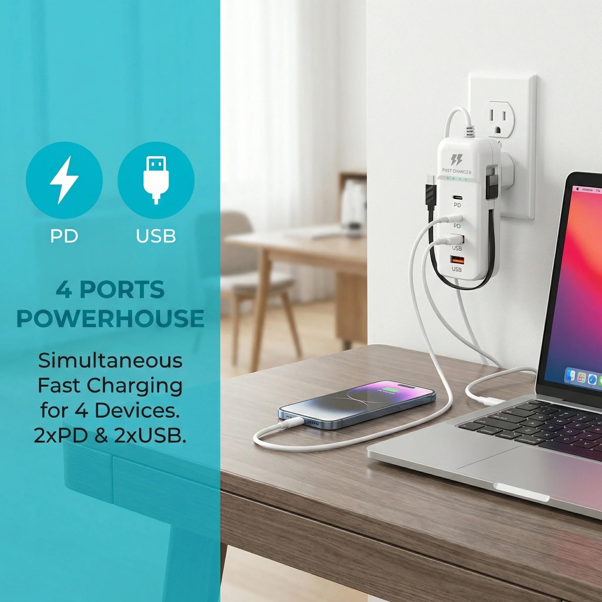 Multiport USB-C Fast Charger
