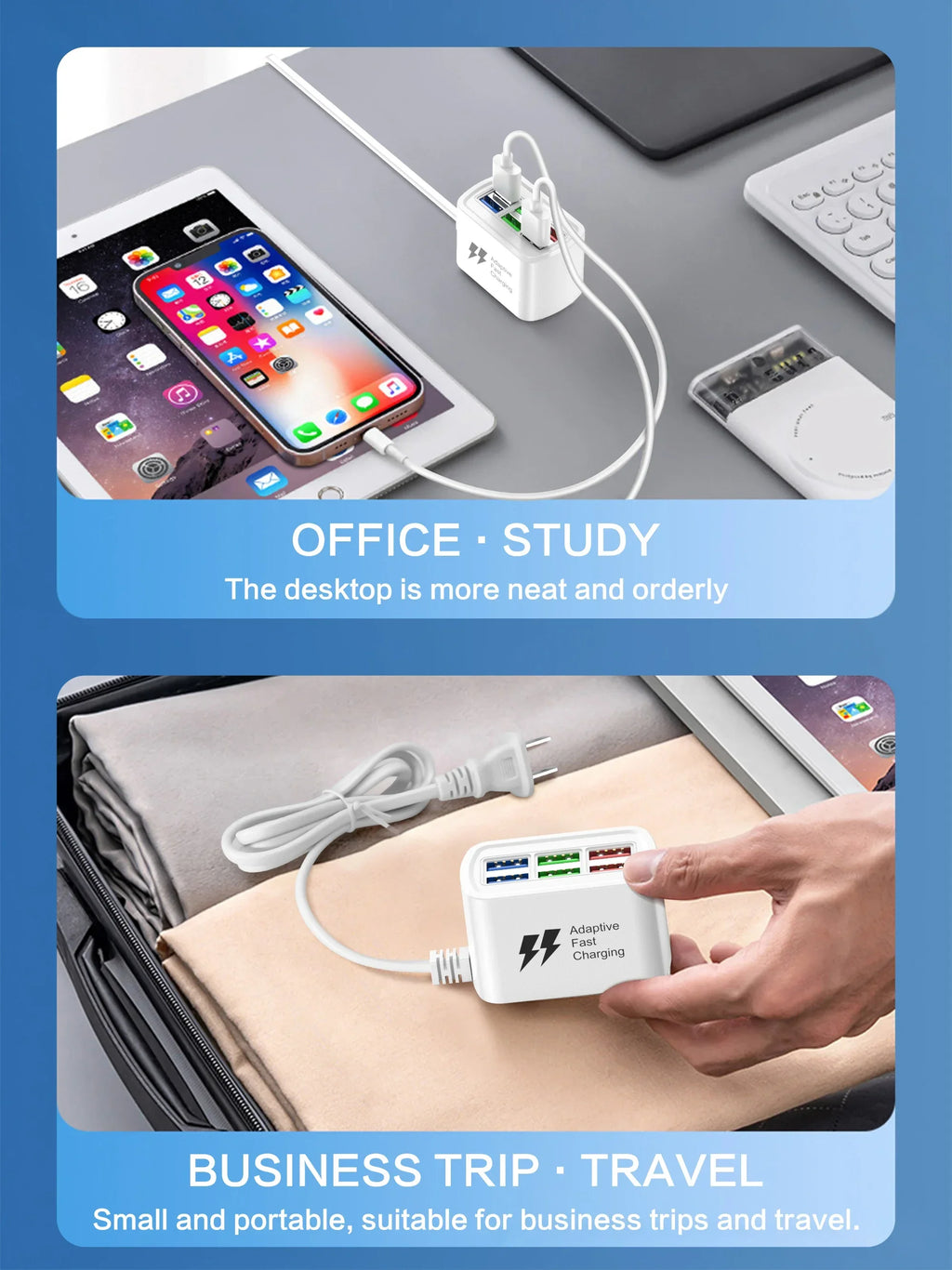 6-in-1 Fast Charging Power Strip