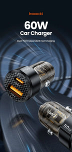 Toocki 60W Car Charger