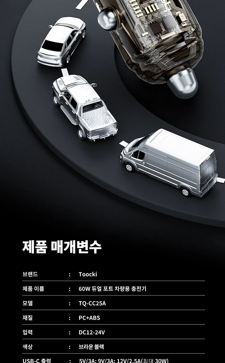Toocki 60W Car Charger