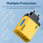 240W 5-Port USB PD Charger