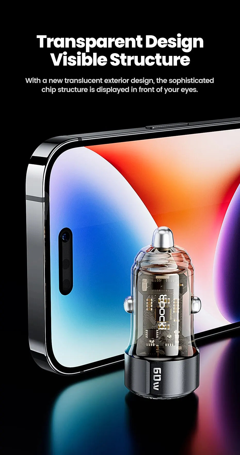 Toocki 60W Car Charger