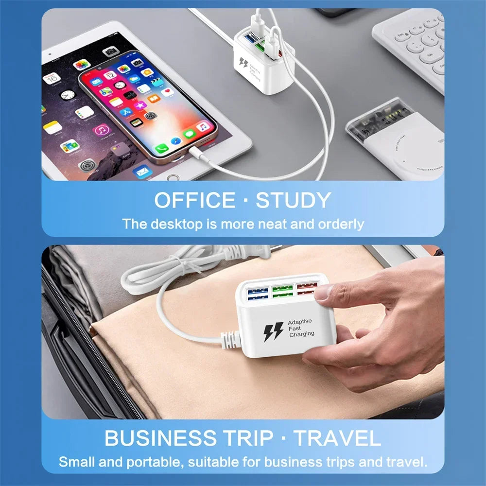 6-in-1 Fast Charging Power Strip